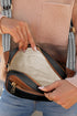 Quilted Faux Leather Chain Strap Rectangular Crossbody Bag