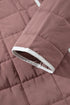 Quilted Metal Button Trim Detail Pocket Jacket