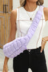 Quilted Nylon Drawstring Knot Strap Sling Bag