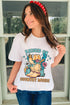 Raised On Country Music Western Graphic Tee