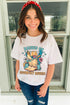 Raised On Country Music Western Graphic Tee