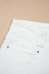 Raw Hem Ankle Length Loose Denim Jeans