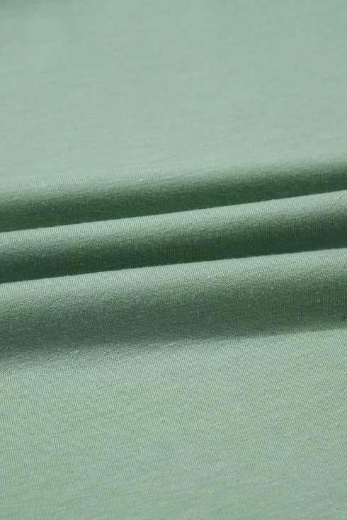Raw Seam High Low Hem Side Split Top