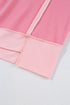 Raw Seam High Low Hem Side Split Top