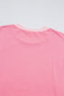 Raw Seam High Low Hem Side Split Top