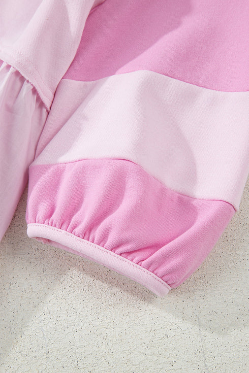 Raw Seam Patchwork A Line Polo Collar Mini Dress