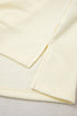 Raw Seam Patchwork V Neck Plus Size Long Sleeve Top
