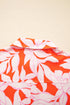 Relaxed Botanical Leaf Pattern Button Down Shirt