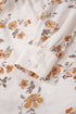Relaxed Botanical Print Button Front Woven Shirt