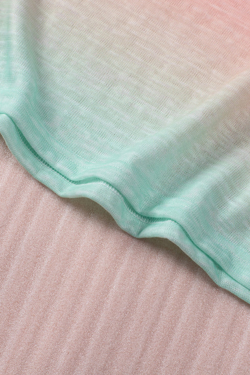 Relaxed Burnout Knit Pocket Sleeveless Tank Top