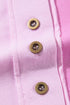 Relaxed Button Front Panel Design Pullover Sweatshirt