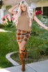 Relaxed Cable Knit Crew Neck Short Sleeve Sweater