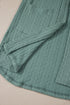 Relaxed Cable Knit Open Front Pocketed Cardigan