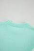 Relaxed Chevron Color Block Crew Neck Sweater