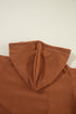 Relaxed Cold Shoulder Long Sleeve Pullover Hoodie