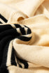 Relaxed Collared V Neck Color Block Sweater