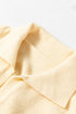 Relaxed Collared V Neck Color Block Sweater