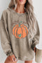 Relaxed Corduroy Festive Graphic Crew Neck Sweatshirt