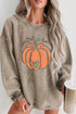 Relaxed Corduroy Festive Graphic Crew Neck Sweatshirt