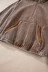 Relaxed Corduroy Quarter Zip Long Sleeve Pullover