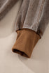 Relaxed Corduroy Quarter Zip Long Sleeve Pullover