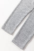 Relaxed Crew Neck Side Button Detail Knit Top