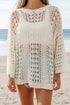 Relaxed Crochet Style Open Stitch Pullover Sweater