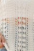 Relaxed Crochet Style Open Stitch Pullover Sweater