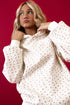 Relaxed Ditsy Floral Print Kangaroo Pocket Pullover Hoodie