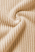Relaxed Dolman Sleeve Ribbed Knit Pullover Sweater