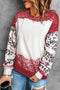 Relaxed Drop Shoulder Leopard Tie Dye Print Sweatshirt