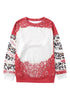 Relaxed Drop Shoulder Leopard Tie Dye Print Sweatshirt
