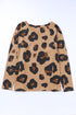 Relaxed Fit Animal Print Raglan Pocket Top
