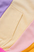Relaxed Fit Balloon Sleeve Blocked Zip Up Hoodie
