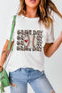 Relaxed Fit Baseball Graphic Print Short Sleeve T-Shirt