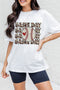 Relaxed Fit Baseball Graphic Print Short Sleeve T-Shirt