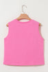 Relaxed Fit Bow Graphic Muscle Tank Top