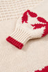 Relaxed Fit Bow Motif Open Front Cardigan