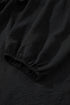 Relaxed Fit Bow Tie Neck Three Quarter Sleeve Blouse