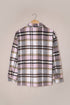 Relaxed Fit Brushed Plaid Button Down Shirt