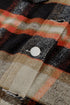 Relaxed Fit Brushed Plaid Button Down Shirt