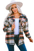 Relaxed Fit Brushed Plaid Button Down Shirt