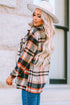 Relaxed Fit Brushed Plaid Button Down Shirt