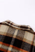 Relaxed Fit Brushed Plaid Button Down Shirt