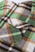 Relaxed Fit Brushed Plaid Button Down Shirt