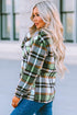 Relaxed Fit Brushed Plaid Button Down Shirt