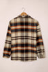 Relaxed Fit Brushed Plaid Button Down Shirt