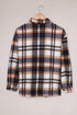Relaxed Fit Brushed Plaid Button Down Shirt