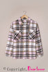 Relaxed Fit Brushed Plaid Button Down Shirt