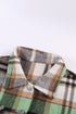 Relaxed Fit Brushed Plaid Button Down Shirt